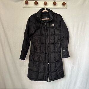 The North Face vintage Women's Long Black Puffer Jacket